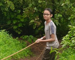 Std VIII Field trip to Forganic farm Khopoli